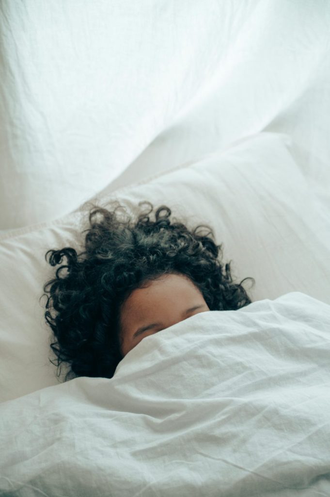 woman sleeping